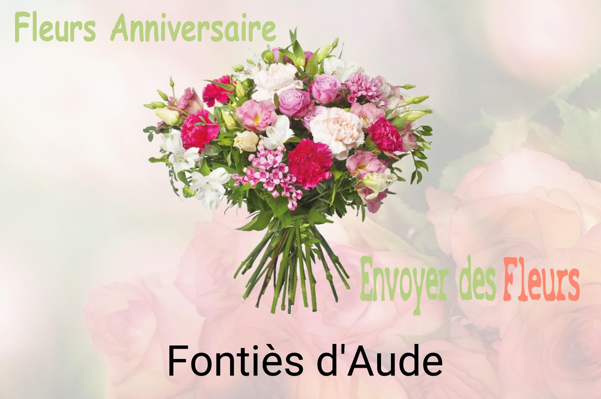 Bouquet de fleurs d’anniversaire livré à Fontiès-d'Aude